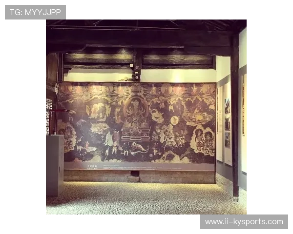 球员进球后从袜子里掏出纳西族的白沙壁画，壁画里的神佛点赞